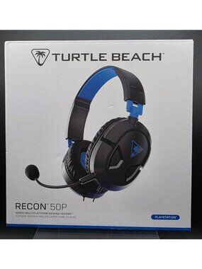 Turtle Beach Recon 50P Wired Multiplatform Gaming Headset For PS/Xbox/PC New